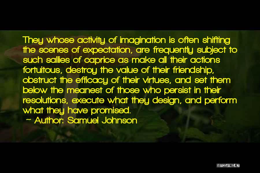 Below Expectation Quotes By Samuel Johnson