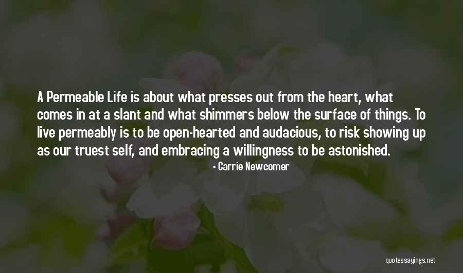 Below The Surface Quotes By Carrie Newcomer Below The Surface Quotes By Carrie Newcomer