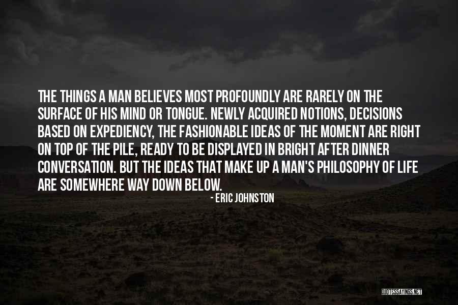 Below The Surface Quotes By Eric Johnston Below The Surface Quotes By Eric Johnston