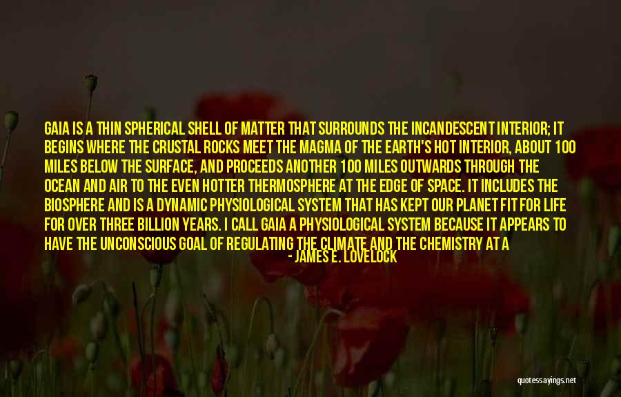 Below The Surface Quotes By James E. Lovelock Below The Surface Quotes By James E. Lovelock