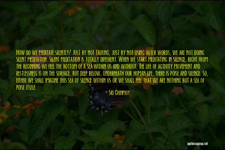 Below The Surface Quotes By Sri Chinmoy Below The Surface Quotes By Sri Chinmoy