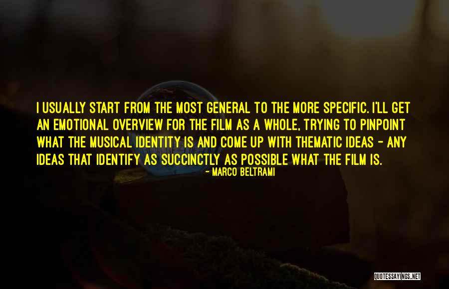 Beltrami Quotes By Marco Beltrami Beltrami Quotes By Marco Beltrami