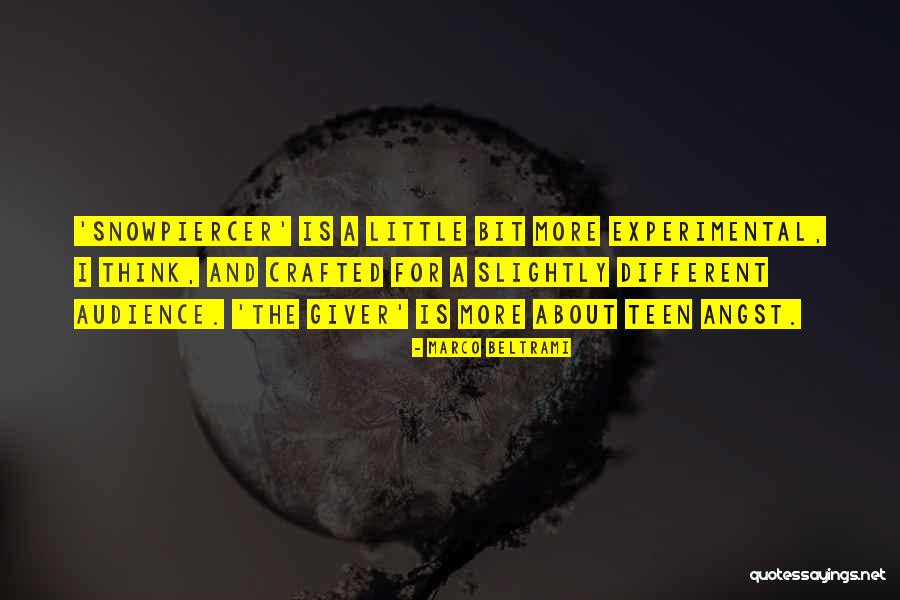 Beltrami Quotes By Marco Beltrami Beltrami Quotes By Marco Beltrami