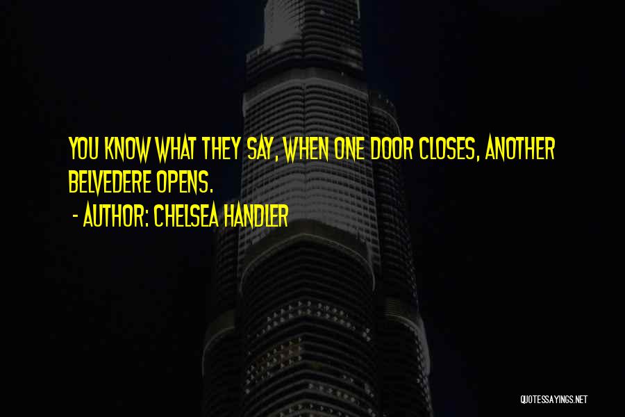 Belvedere Quotes By Chelsea Handler