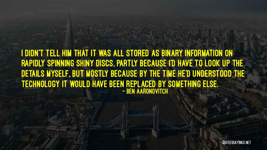 Ben Aaronovitch Quotes 1034638 Ben Aaronovitch Quotes 1034638