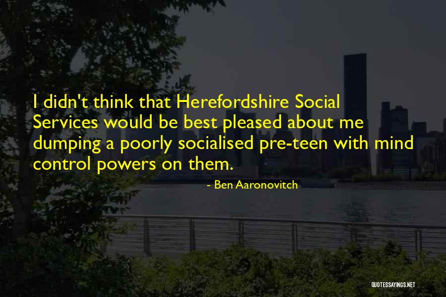 Ben Aaronovitch Quotes 1985292