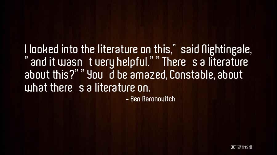 Ben Aaronovitch Quotes 345091