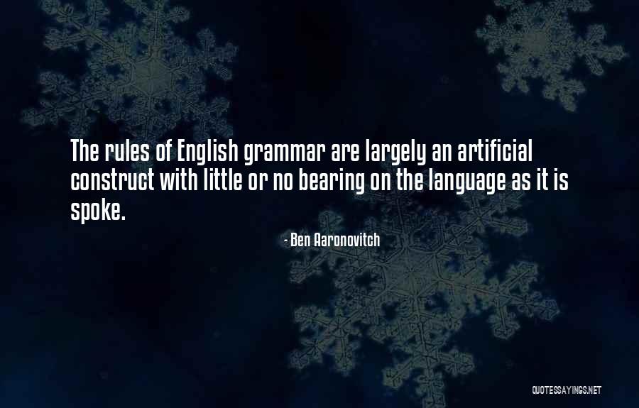 Ben Aaronovitch Quotes 841181 Ben Aaronovitch Quotes 841181
