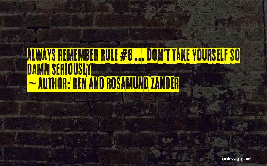 Ben And Rosamund Zander Quotes 1903132