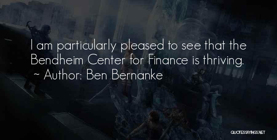Ben Bernanke Quotes 1232737