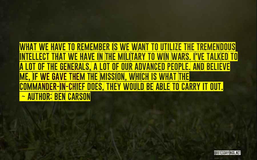 Ben Carson Quotes 86081