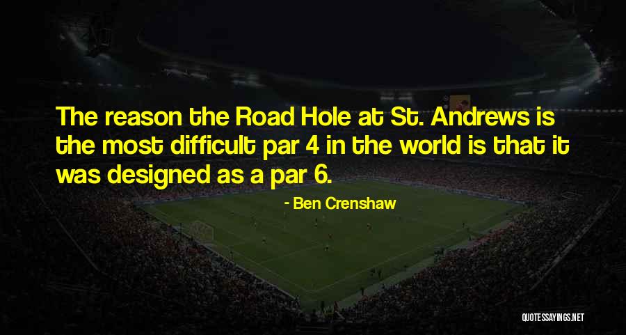 Ben Crenshaw Quotes 1306860 Ben Crenshaw Quotes 1306860
