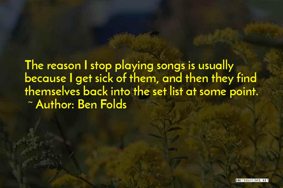 Ben Folds Quotes 344612