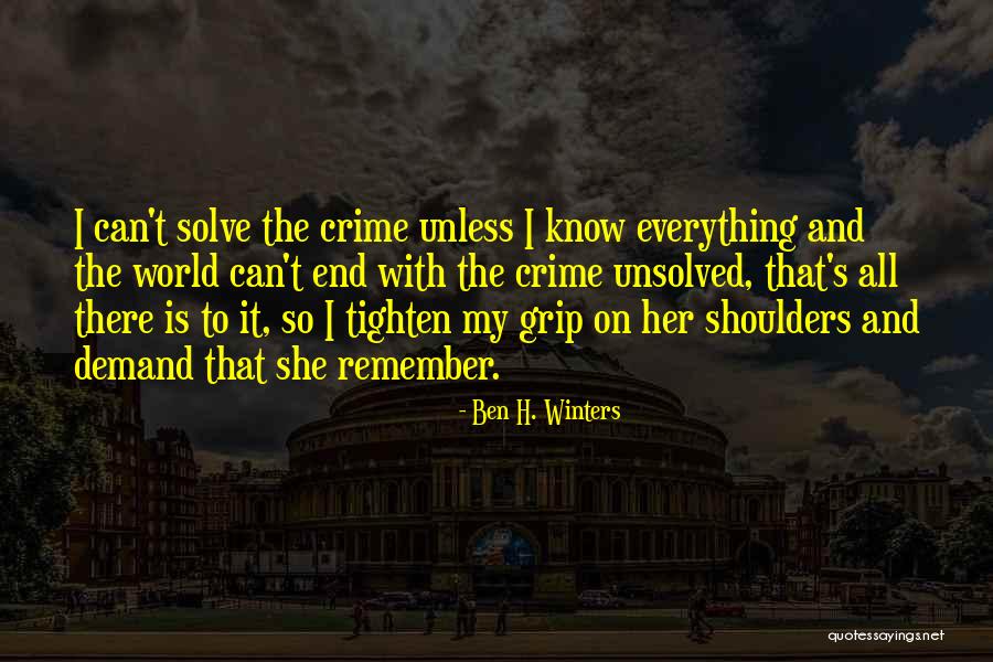 Ben H. Winters Quotes 354530 Ben H. Winters Quotes 354530