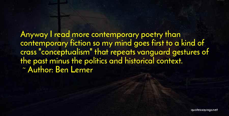 Ben Lerner Quotes 657375