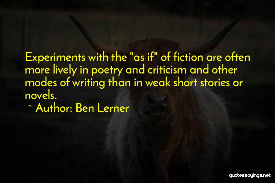 Ben Lerner Quotes 671171