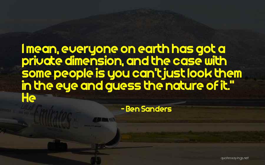 Ben Sanders Quotes 1375413