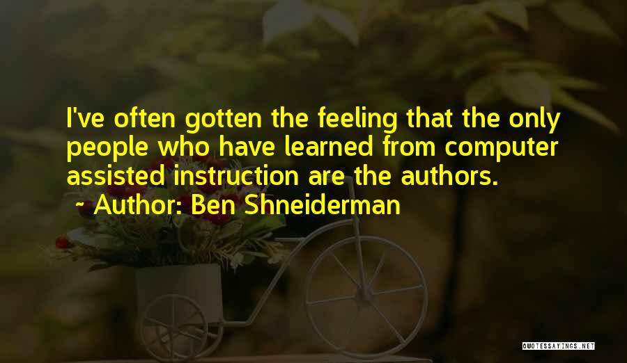 Ben Shneiderman Quotes 2059566