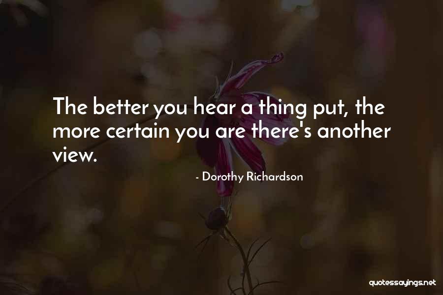 Benalcazar Karina Quotes By Dorothy Richardson Benalcazar Karina Quotes By Dorothy Richardson