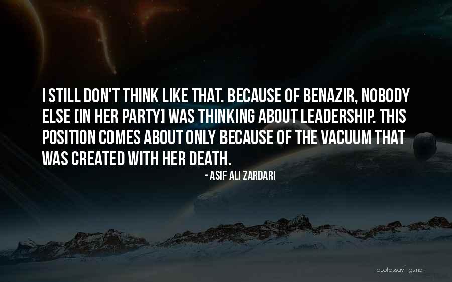 Benazir Quotes By Asif Ali Zardari