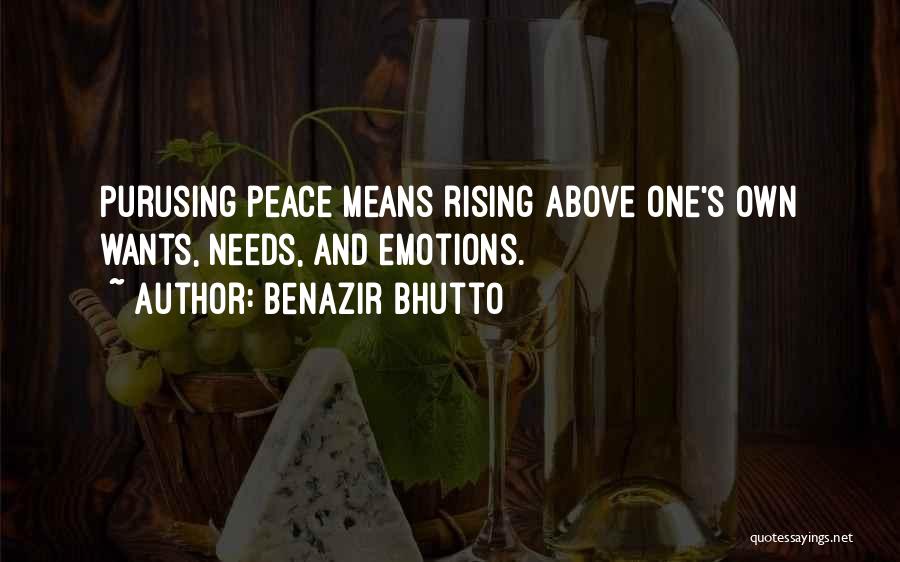 Benazir Quotes By Benazir Bhutto