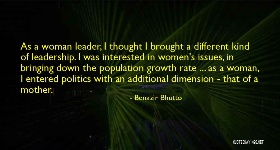 Benazir Quotes By Benazir Bhutto