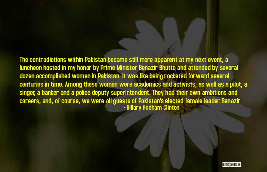 Benazir Quotes By Hillary Rodham Clinton