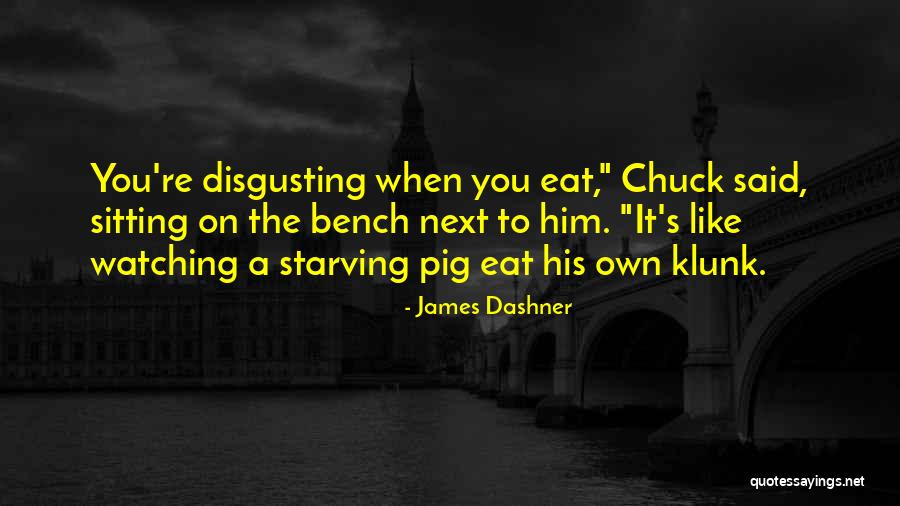 Bench Sitting Quotes By James Dashner Bench Sitting Quotes By James Dashner