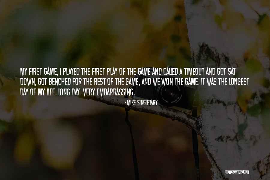 Benched Quotes By Mike Singletary Benched Quotes By Mike Singletary