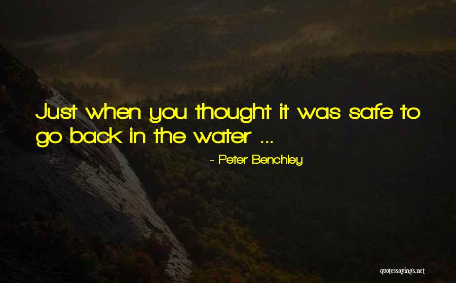 Benchley Quotes By Peter Benchley