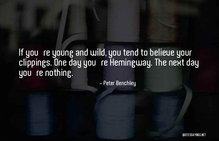 Benchley Quotes By Peter Benchley Benchley Quotes By Peter Benchley
