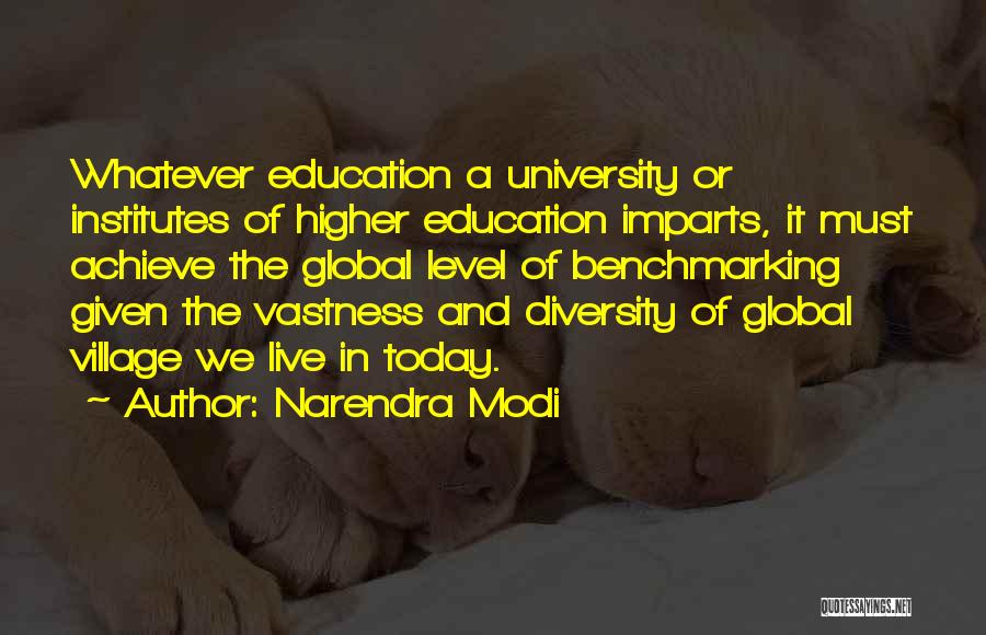 Benchmarking Quotes By Narendra Modi