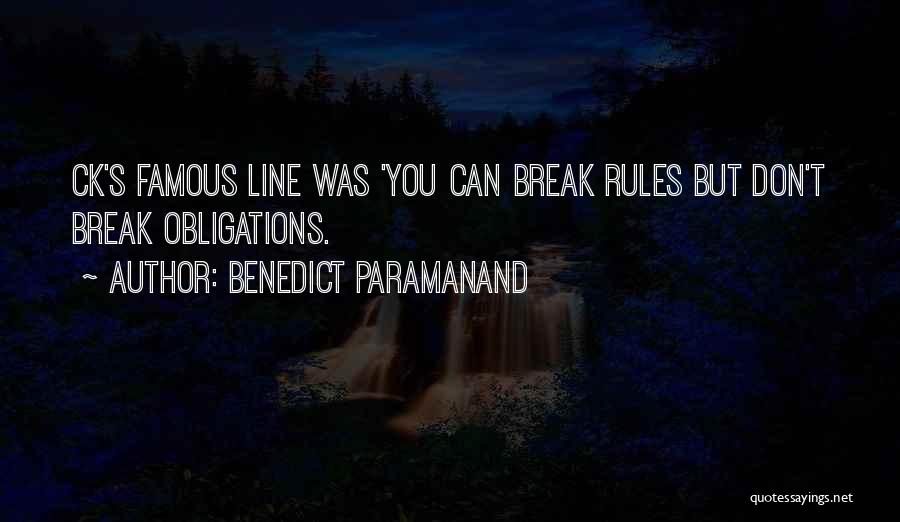 Benedict Paramanand Quotes 151884