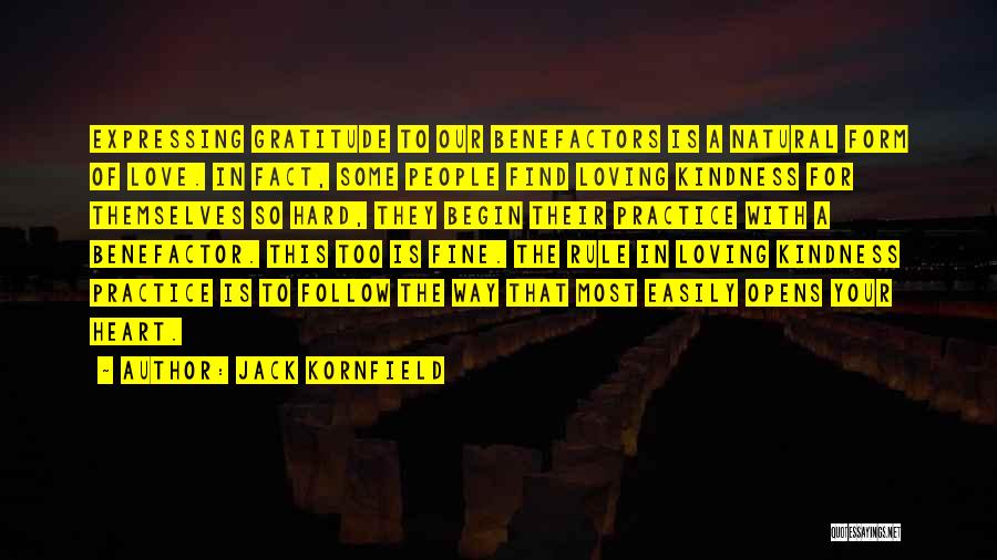 Benefactor Quotes By Jack Kornfield