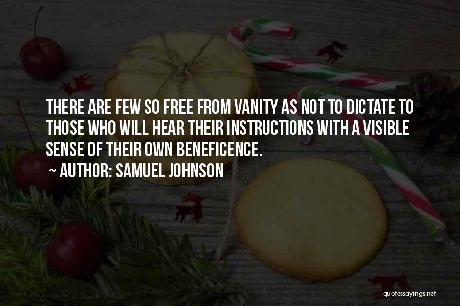 Beneficence Quotes By Samuel Johnson