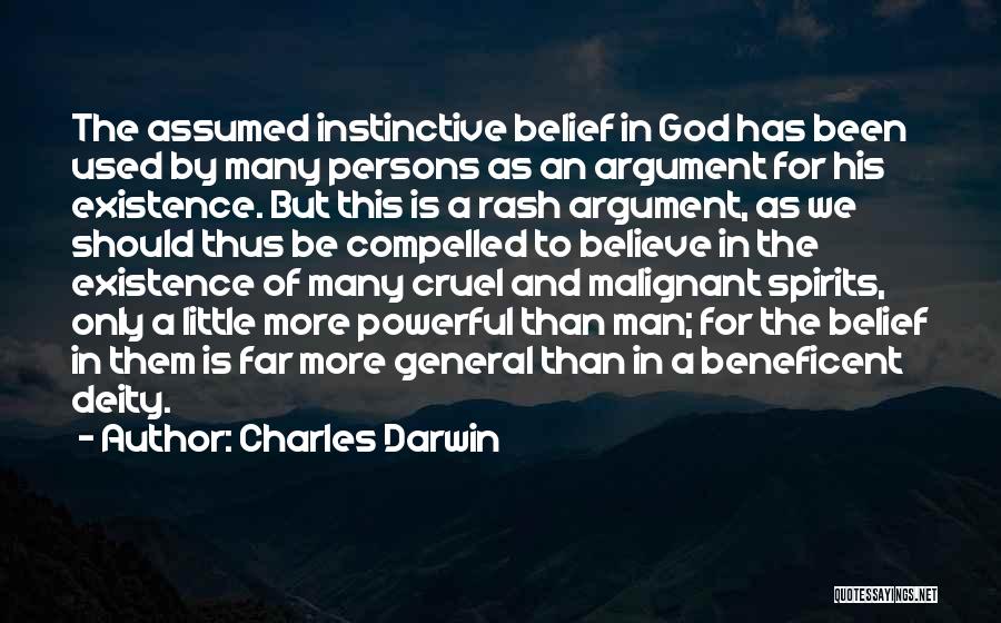 Beneficent Quotes By Charles Darwin