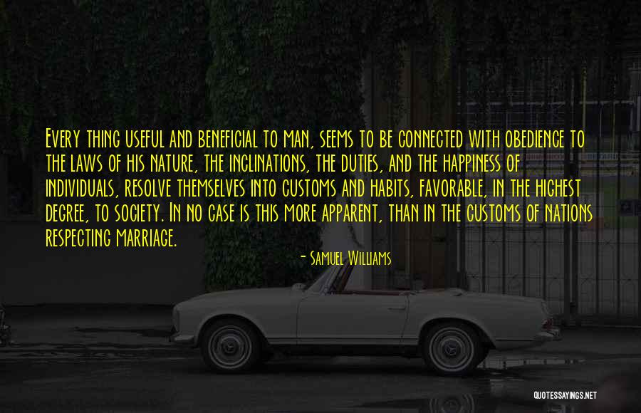 Beneficial For Society Quotes By Samuel Williams Beneficial For Society Quotes By Samuel Williams