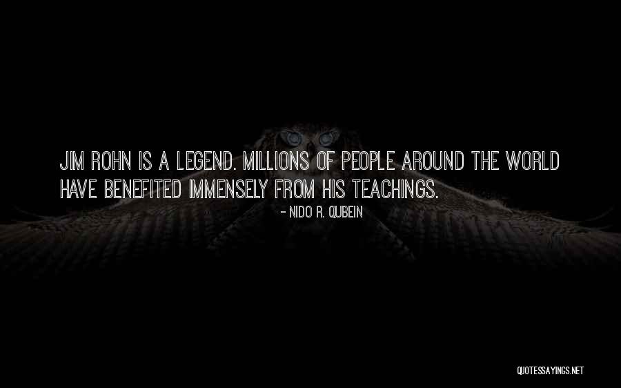 Benefited Quotes By Nido R. Qubein Benefited Quotes By Nido R. Qubein