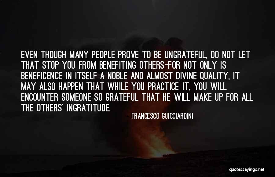 Benefiting Others Quotes By Francesco Guicciardini