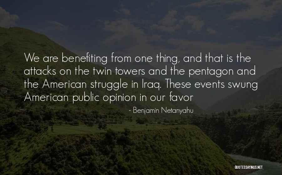 Benefiting Quotes By Benjamin Netanyahu