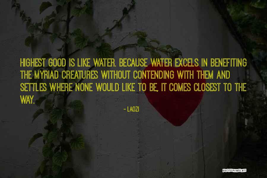 Benefiting Quotes By Laozi