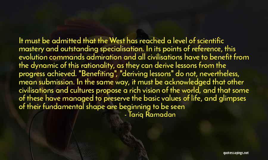 Benefiting Quotes By Tariq Ramadan