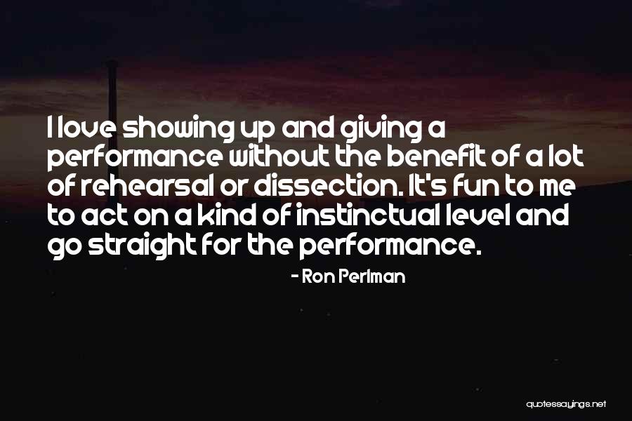 Benefits In Kind Quotes By Ron Perlman Benefits In Kind Quotes By Ron Perlman