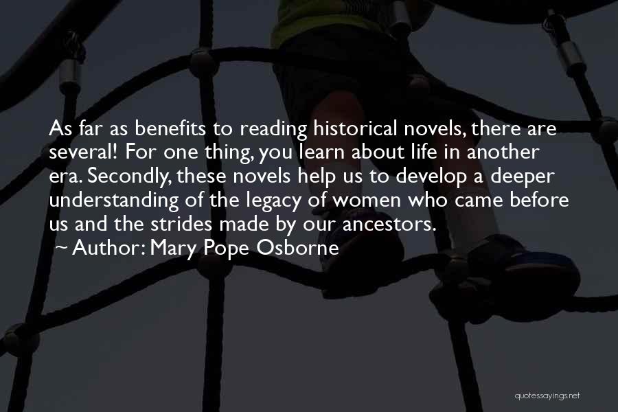 Benefits Of Reading Quotes By Mary Pope Osborne