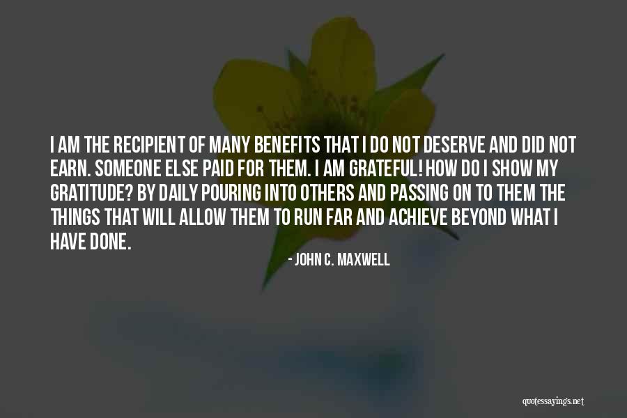 Benefits Of Running Quotes By John C. Maxwell Benefits Of Running Quotes By John C. Maxwell
