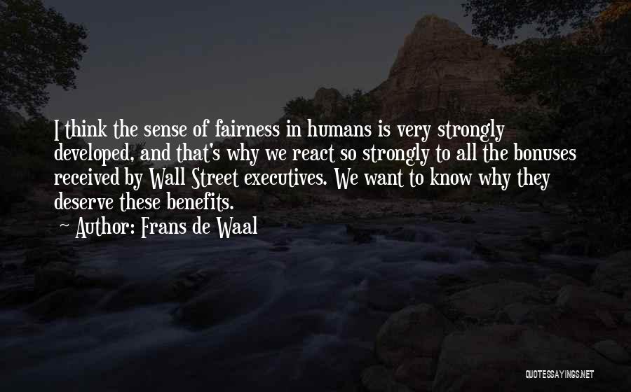 Benefits Street Quotes By Frans De Waal