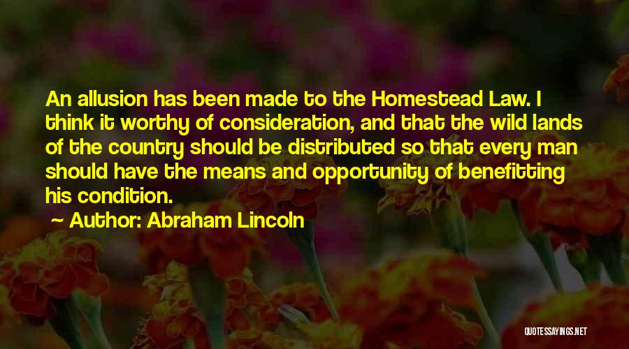 Benefitting Quotes By Abraham Lincoln