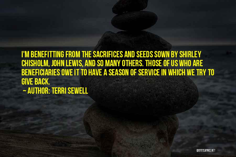 Benefitting Quotes By Terri Sewell