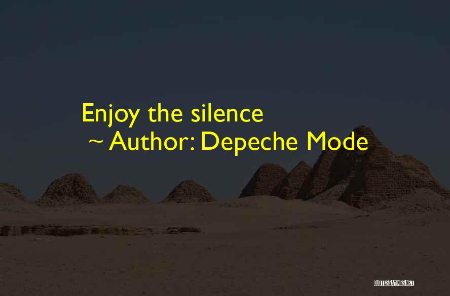 Benevolent In A Sentence Quotes By Depeche Mode