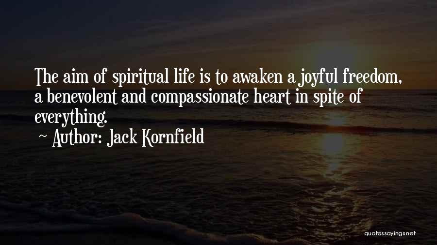 Benevolent Quotes By Jack Kornfield